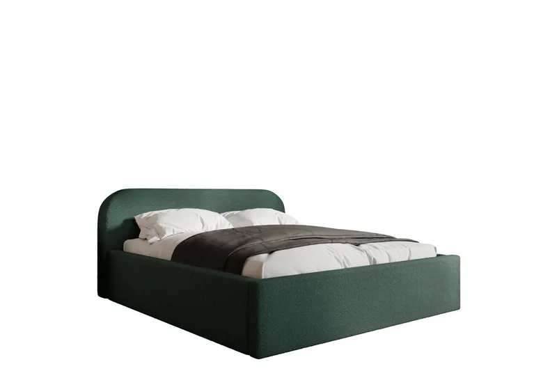 Alfiya Sengeramme 140x200 cm - Grønn - Møbler - Senger - Sengeramme & sengestamme