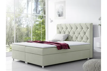 Alida Sengpakke Kontinentalseng 140x200 cm - Grønn - Møbler - Senger - Komplett sengepakke