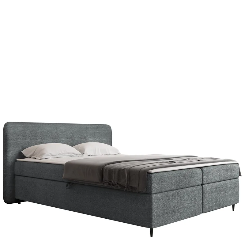 Allgunnen Sengepakke Kontinentalseng 140x200 cm - Grå - Møbler - Senger - Komplett sengepakke