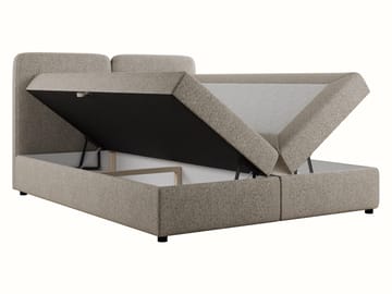 Allgunnen Sengepakke Kontinentalseng 140x200 cm - Grå - Møbler - Senger - Komplett sengepakke