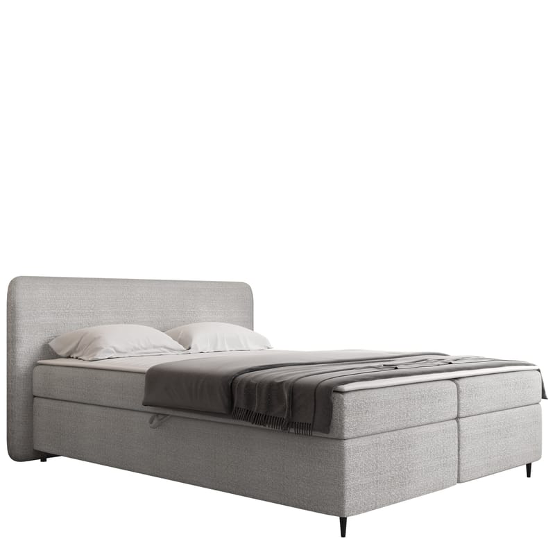 Allgunnen Sengepakke Kontinentalseng 140x200 cm - Grå - Møbler - Senger - Komplett sengepakke