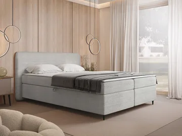 Allgunnen Sengepakke Kontinentalseng 140x200 cm - Grå - Møbler - Senger - Komplett sengepakke