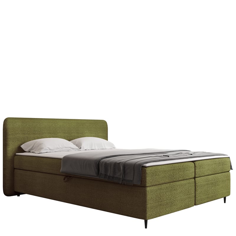 Allgunnen Sengepakke Kontinentalseng 140x200 cm - Grønn - Møbler - Senger - Komplett sengepakke