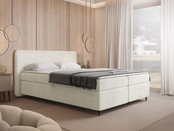 Allgunnen Sengepakke Kontinentalseng 140x200 cm - Hvit - Møbler - Senger - Komplett sengepakke