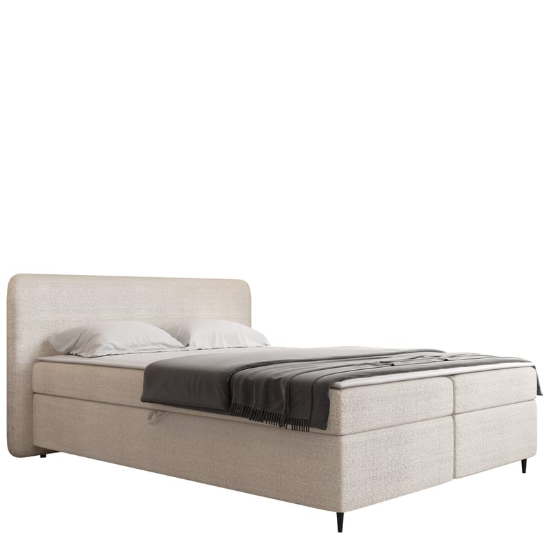 Allgunnen Sengepakke Kontinentalseng 160x200 cm - Beige - Møbler - Senger - Komplett sengepakke