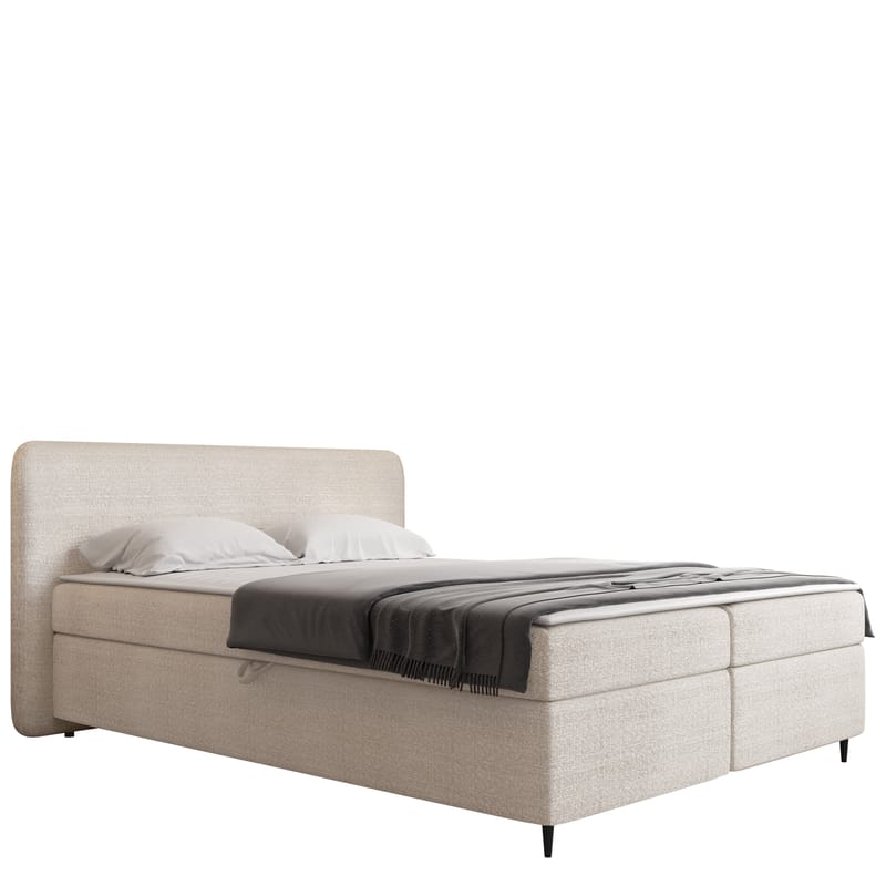 Allgunnen Sengepakke Kontinentalseng 160x200 cm - Beige - Møbler - Senger - Komplett sengepakke