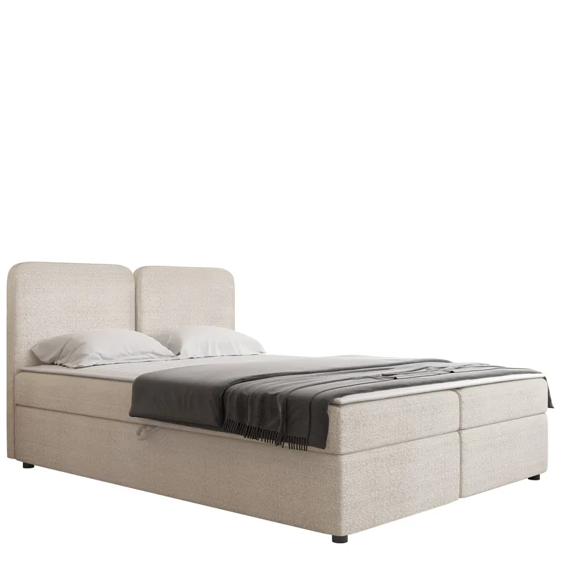 Allgunnen Sengepakke Kontinentalseng 160x200 cm - Beige - Møbler - Senger - Komplett sengepakke