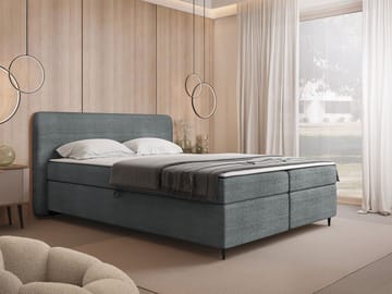 Allgunnen Sengepakke Kontinentalseng 160x200 cm - Grå - Møbler - Senger - Komplett sengepakke