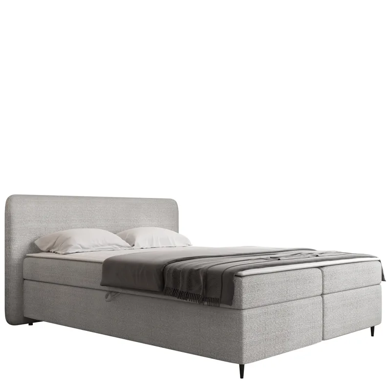 Allgunnen Sengepakke Kontinentalseng 160x200 cm - Grå - Møbler - Senger - Komplett sengepakke