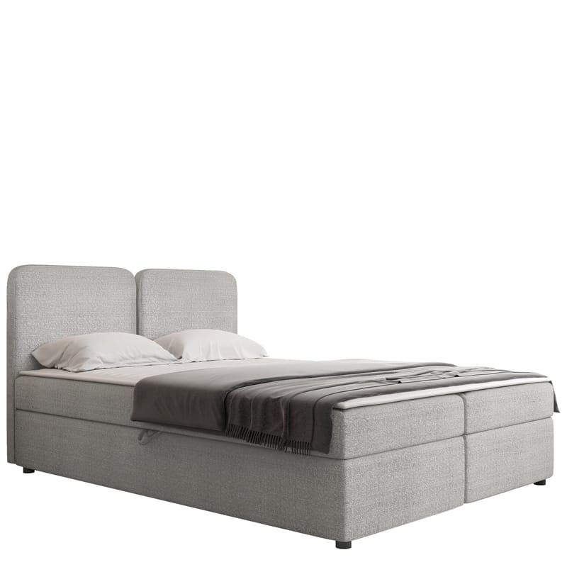 Allgunnen Sengepakke Kontinentalseng 160x200 cm - Grå - Møbler - Senger - Komplett sengepakke