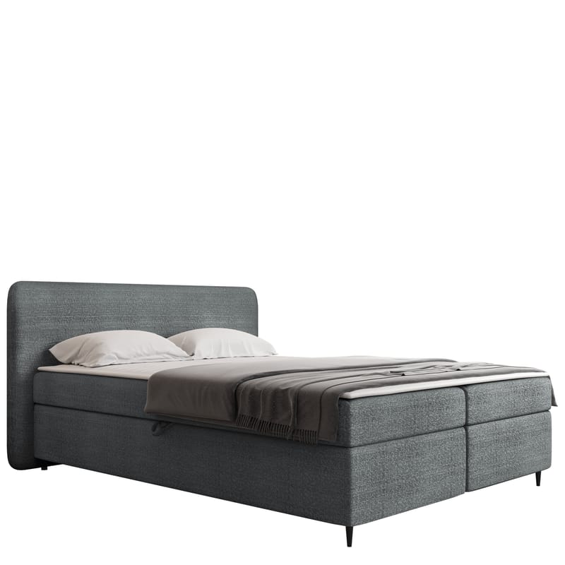 Allgunnen Sengepakke Kontinentalseng 160x200 cm - Grå - Møbler - Senger - Komplett sengepakke