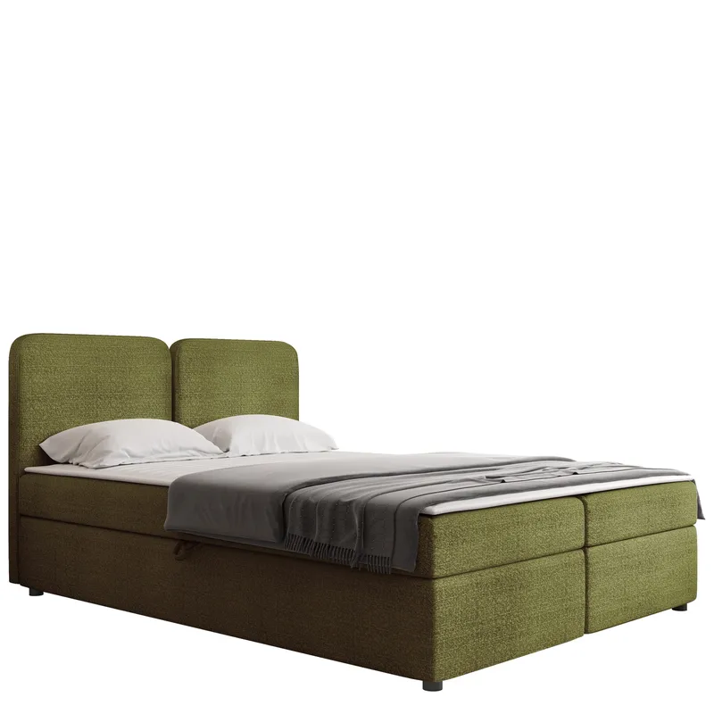 Allgunnen Sengepakke Kontinentalseng 160x200 cm - Grønn - Møbler - Senger - Komplett sengepakke