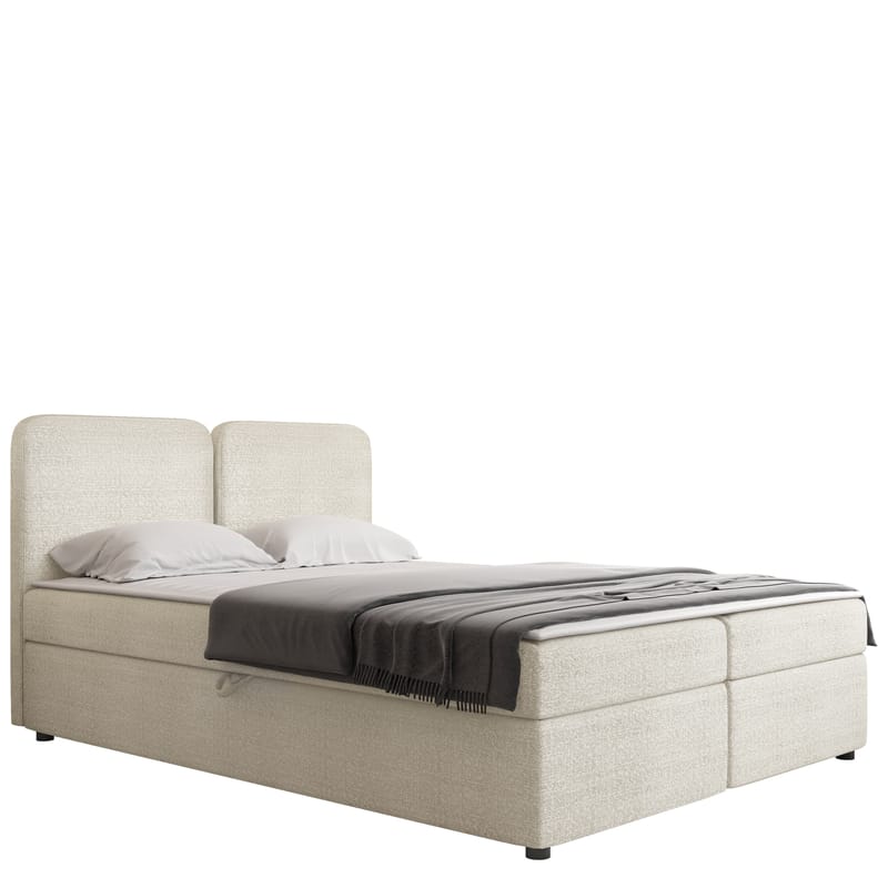 Allgunnen Sengepakke Kontinentalseng 160x200 cm - Hvit - Møbler - Senger - Komplett sengepakke