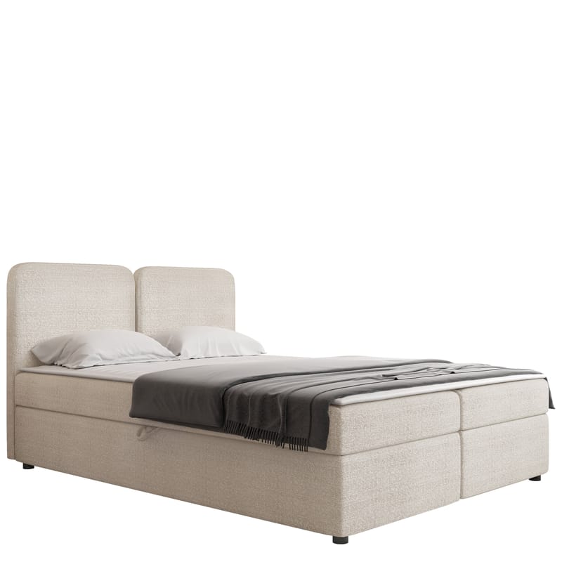 Allgunnen Sengepakke Kontinentalseng 180x200 cm - Beige - Møbler - Senger - Komplett sengepakke