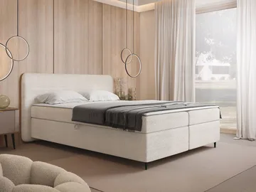 Allgunnen Sengepakke Kontinentalseng 180x200 cm - Beige - Møbler - Senger - Komplett sengepakke