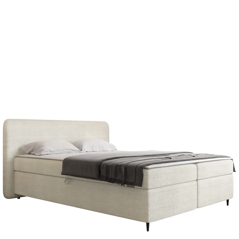 Allgunnen Sengepakke Kontinentalseng 180x200 cm - Hvit - Møbler - Senger - Komplett sengepakke