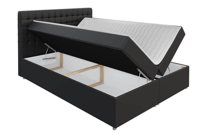 Asti Sengpakke Kontinentalseng 120x200 cm - Gul - Møbler - Senger - Komplett sengepakke
