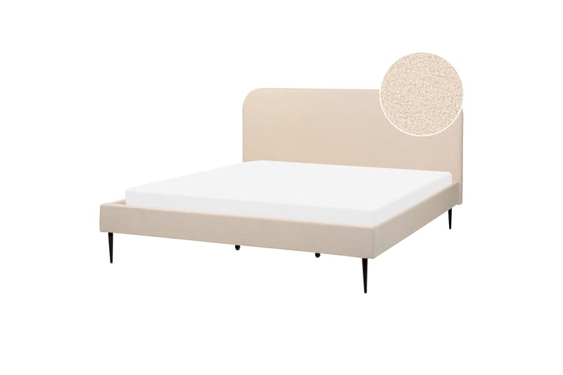 Baako Sengramme 180x200 cm - Beige/Svart - Møbler - Senger - Sengeramme & sengestamme