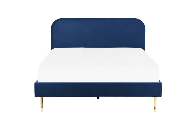 Baako Sengramme 180x200 cm - Blå/Gull - Møbler - Senger - Sengeramme & sengestamme