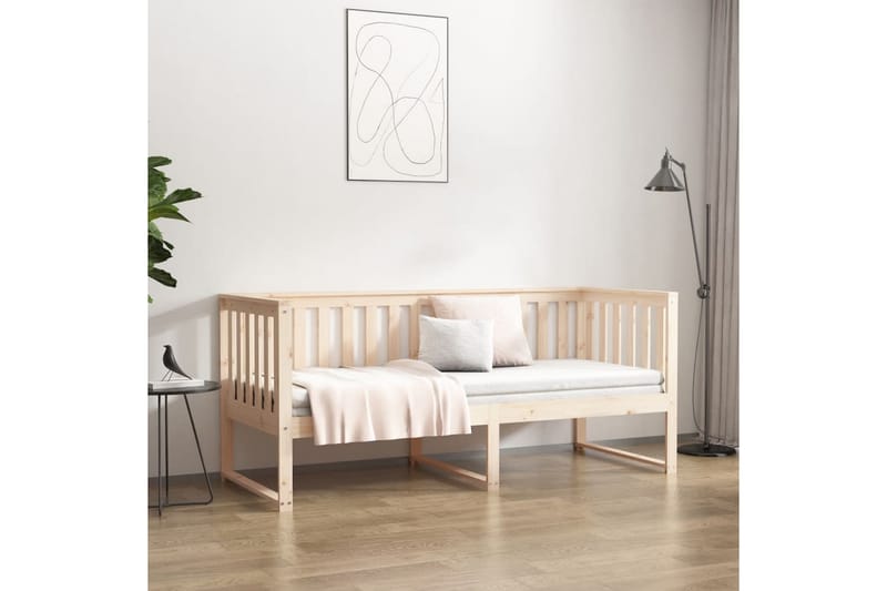 beBasic Dagseng 75x190 cm heltre furu - Brun - Møbler - Senger - Sengeramme & sengestamme