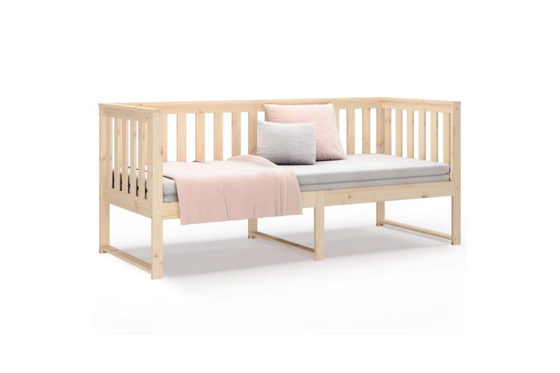 beBasic Dagseng 75x190 cm heltre furu - Brun - Møbler - Senger - Sengeramme & sengestamme
