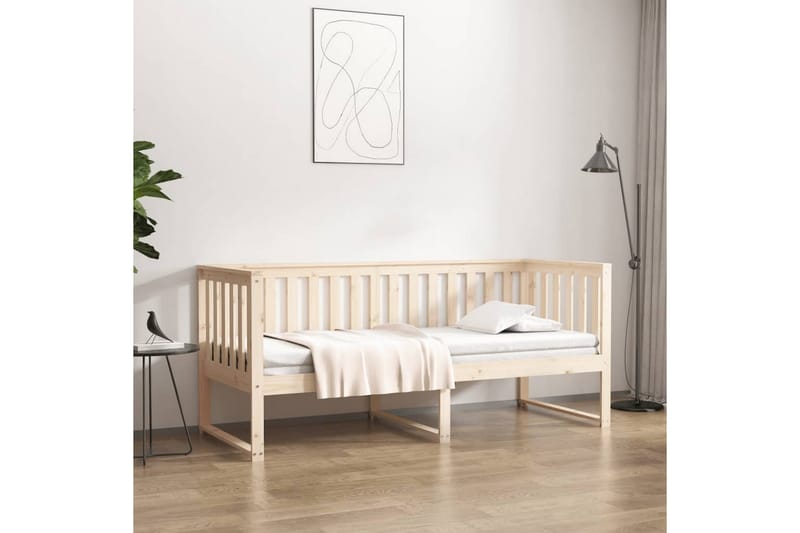 beBasic Dagseng 80x200 cm heltre furu - Brun - Møbler - Senger - Sengeramme & sengestamme