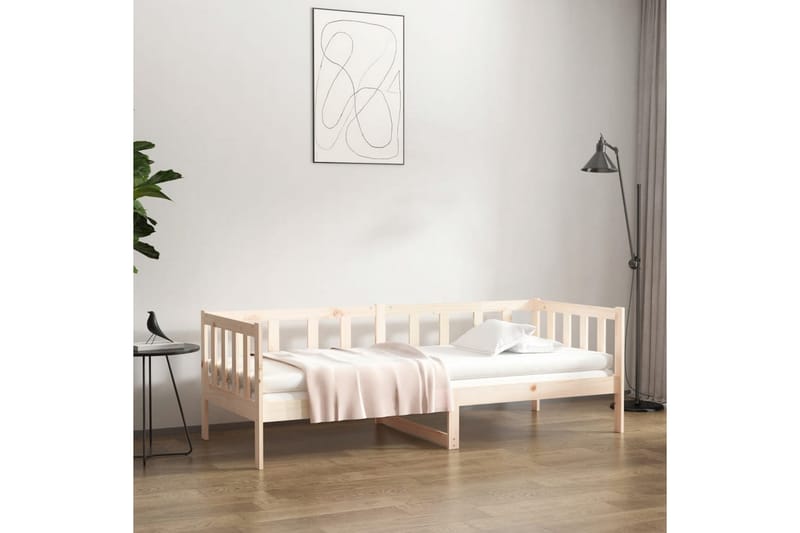 beBasic Dagseng 80x200 cm heltre furu - Brun - Møbler - Senger - Sengeramme & sengestamme