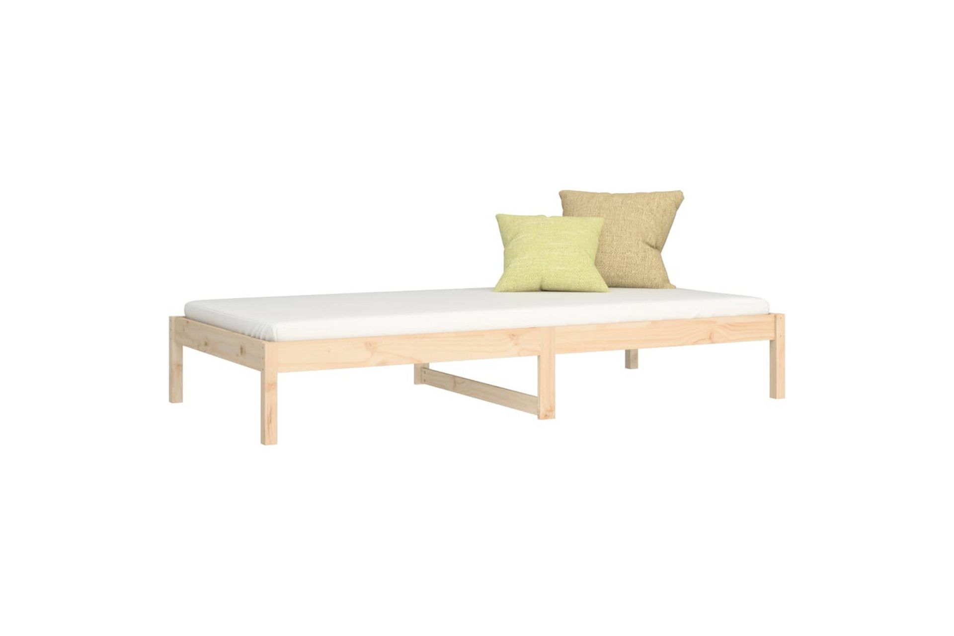 beBasic Dagseng 80x200 cm heltre furu - Brun - Møbler - Senger - Sengeramme & sengestamme