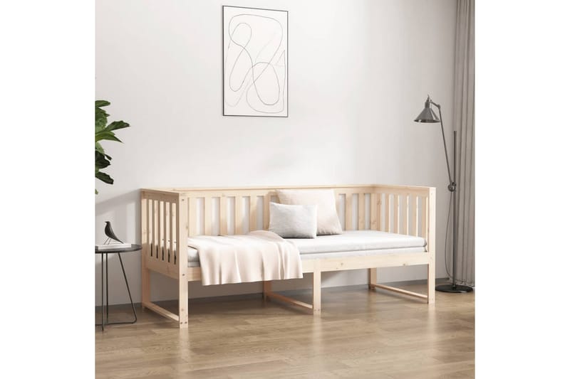 beBasic Dagseng 80x200 cm heltre furu - Brun - Møbler - Senger - Sengeramme & sengestamme