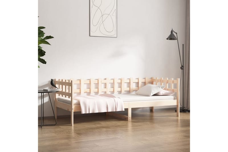 beBasic Dagseng 90x200 cm heltre furu - Brun - Møbler - Senger - Sengeramme & sengestamme