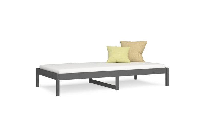 beBasic Dagseng grå 90x190 cm 3FT Single heltre furu - GrÃ¥ - Møbler - Sofaer - Dagsenger
