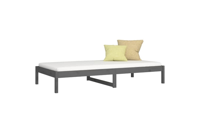 beBasic Dagseng grå 90x190 cm 3FT Single heltre furu - GrÃ¥ - Møbler - Sofaer - Dagsenger