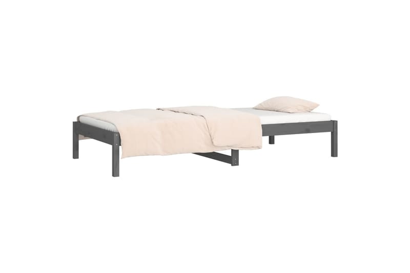 beBasic Dagseng grå 90x190 cm 3FT Single heltre furu - GrÃ¥ - Møbler - Sofaer - Dagsenger