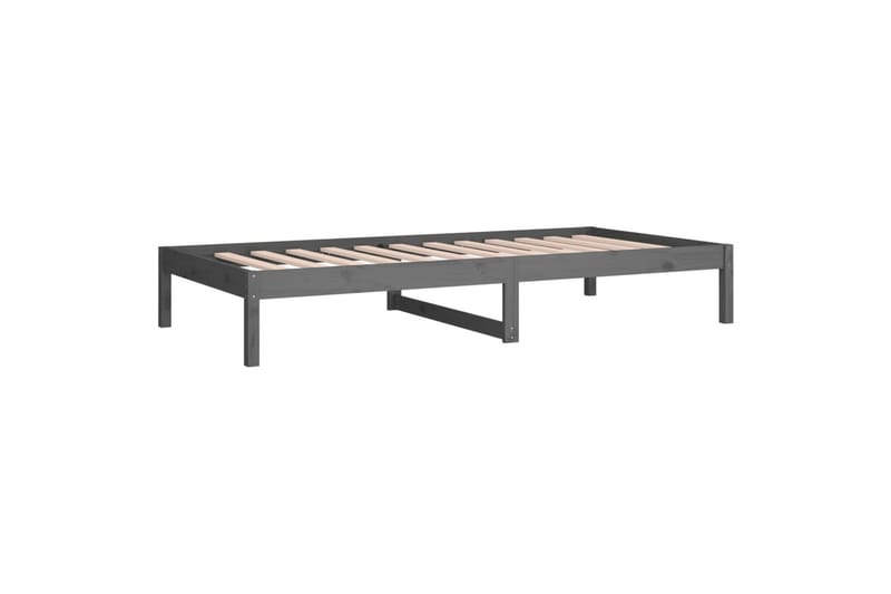beBasic Dagseng grå 90x190 cm 3FT Single heltre furu - GrÃ¥ - Møbler - Sofaer - Dagsenger