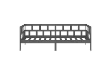beBasic Dagseng grå heltre furu 80x200 cm - GrÃ¥ - Møbler - Senger - Sengeramme & sengestamme