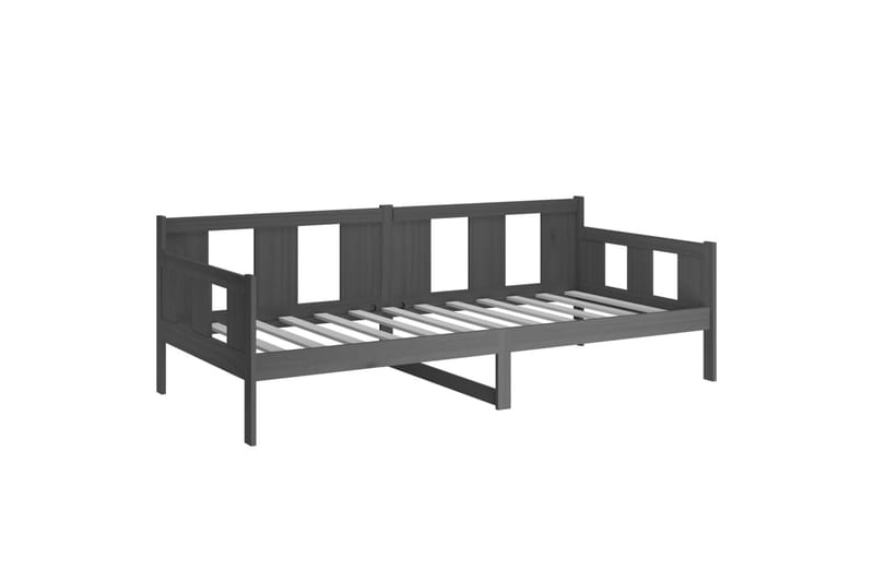 beBasic Dagseng grå heltre furu 80x200 cm - GrÃ¥ - Møbler - Sofaer - Dagsenger
