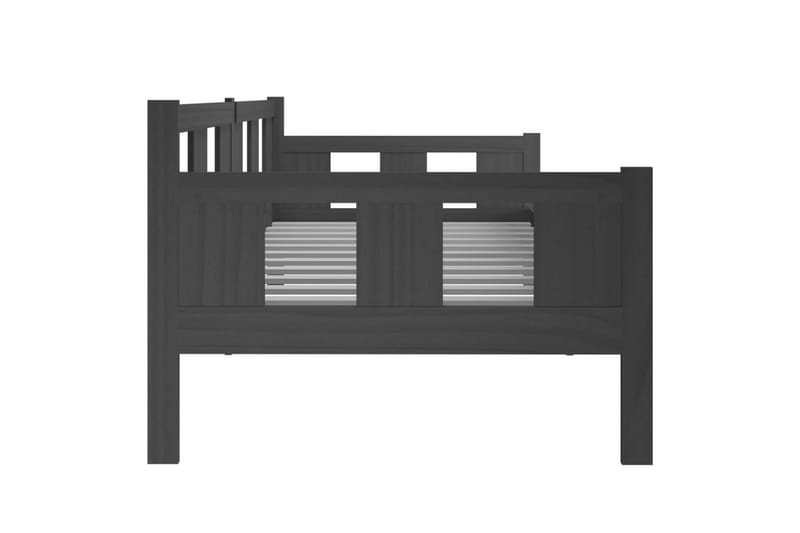 beBasic Dagseng grå heltre furu 80x200 cm - GrÃ¥ - Møbler - Sofaer - Dagsenger