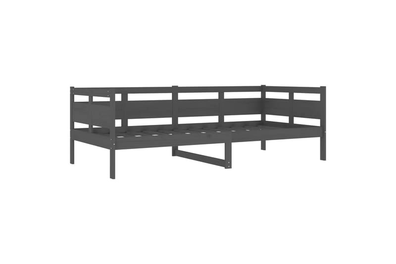 beBasic Dagseng grå heltre furu 90x200 cm - GrÃ¥ - Møbler - Sofaer - Dagsenger