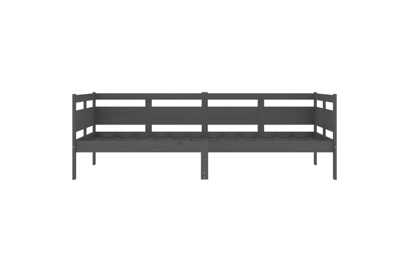 beBasic Dagseng grå heltre furu 90x200 cm - GrÃ¥ - Møbler - Sofaer - Dagsenger