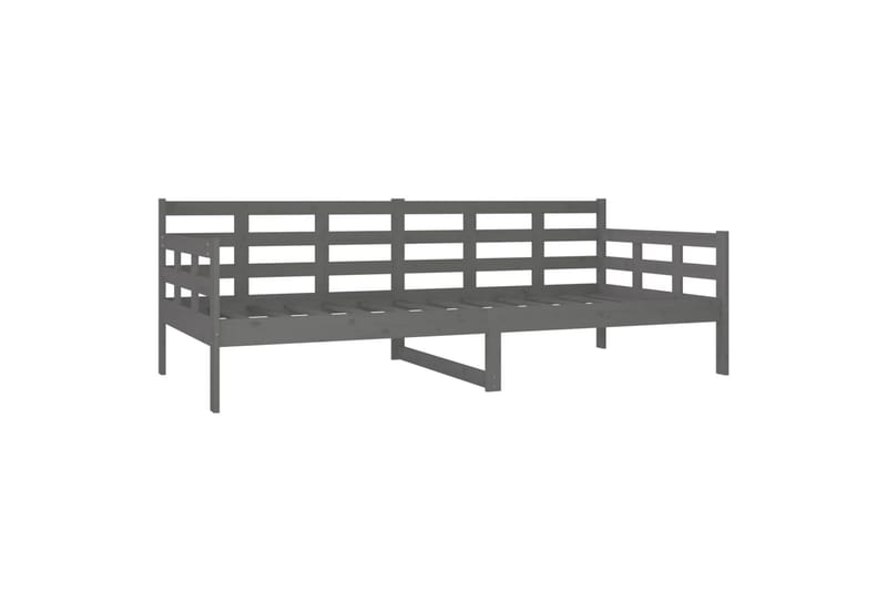 beBasic Dagseng grå heltre furu 90x200 cm - GrÃ¥ - Møbler - Sofaer - Dagsenger