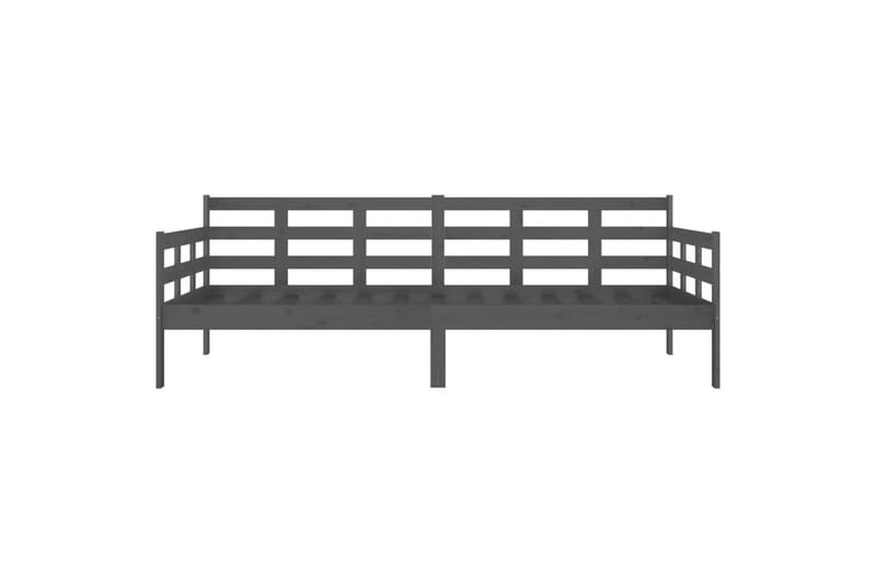 beBasic Dagseng grå heltre furu 90x200 cm - GrÃ¥ - Møbler - Sofaer - Dagsenger