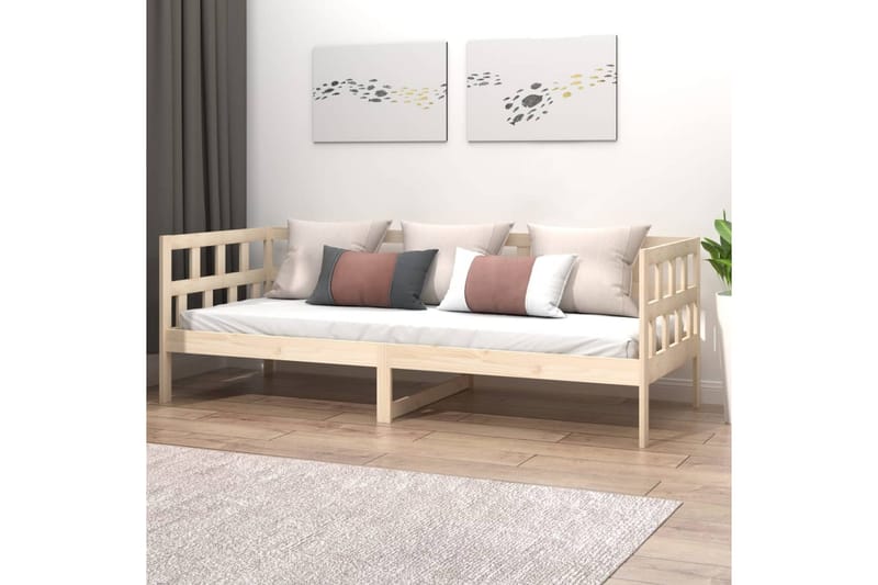 beBasic Dagseng heltre furu 80x200 cm - Brun - Møbler - Sofaer - Dagsenger