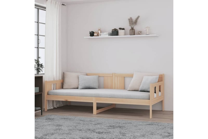 beBasic Dagseng heltre furu 80x200 cm - Brun - Møbler - Senger - Sengeramme & sengestamme