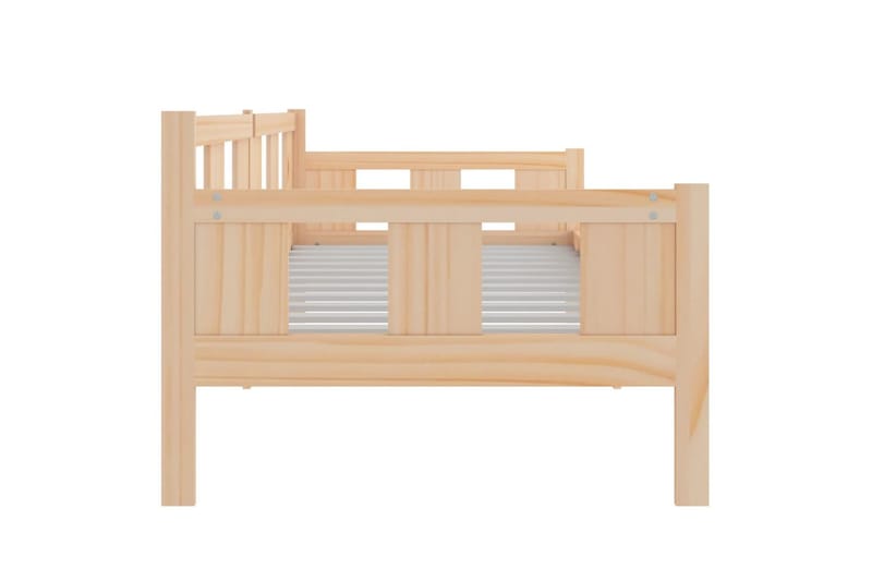 beBasic Dagseng heltre furu 80x200 cm - Brun - Møbler - Senger - Sengeramme & sengestamme