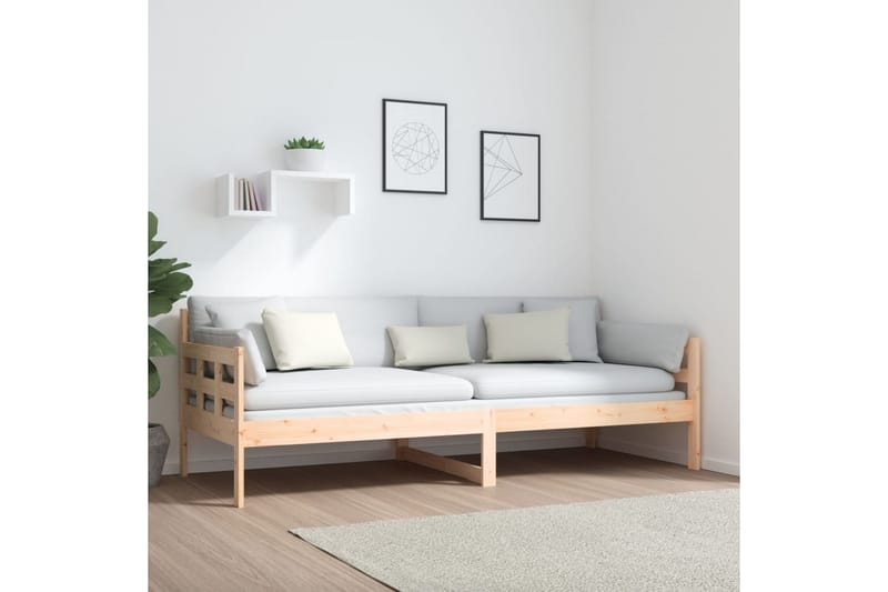 beBasic Dagseng heltre furu 80x200 cm - Brun - Møbler - Sofaer - Dagsenger
