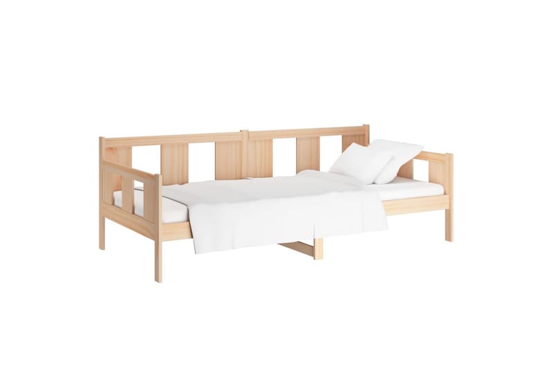 beBasic Dagseng heltre furu 90x200 cm - Brun - Møbler - Senger - Sengeramme & sengestamme