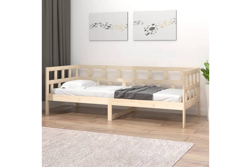 beBasic Dagseng heltre furu 90x200 cm - Brun - Møbler - Sofaer - Dagsenger