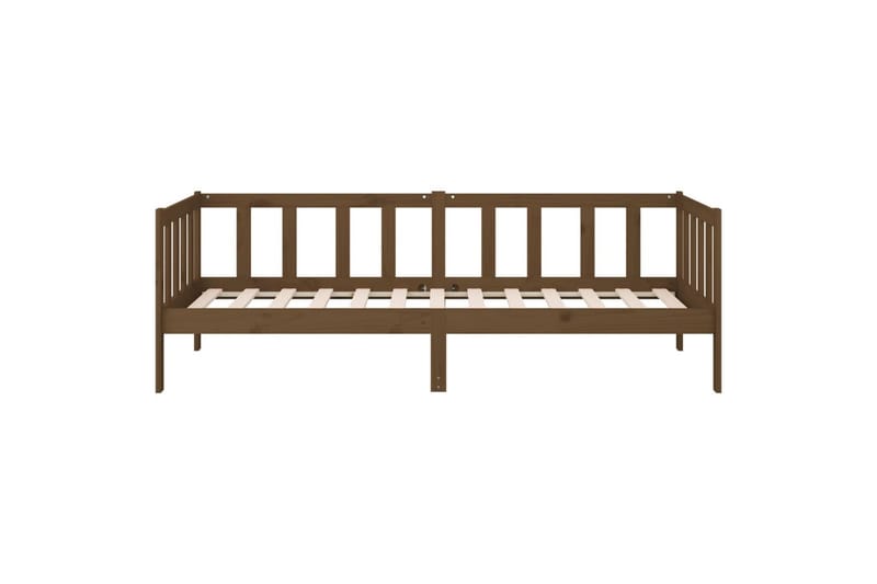 beBasic Dagseng honningbrun 80x200 cm heltre furu - Brun - Møbler - Senger - Sengeramme & sengestamme