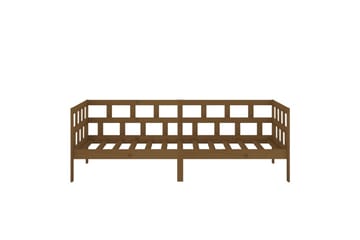 beBasic Dagseng honningbrun heltre furu 80x200 cm - Brun - Møbler - Senger - Sengeramme & sengestamme