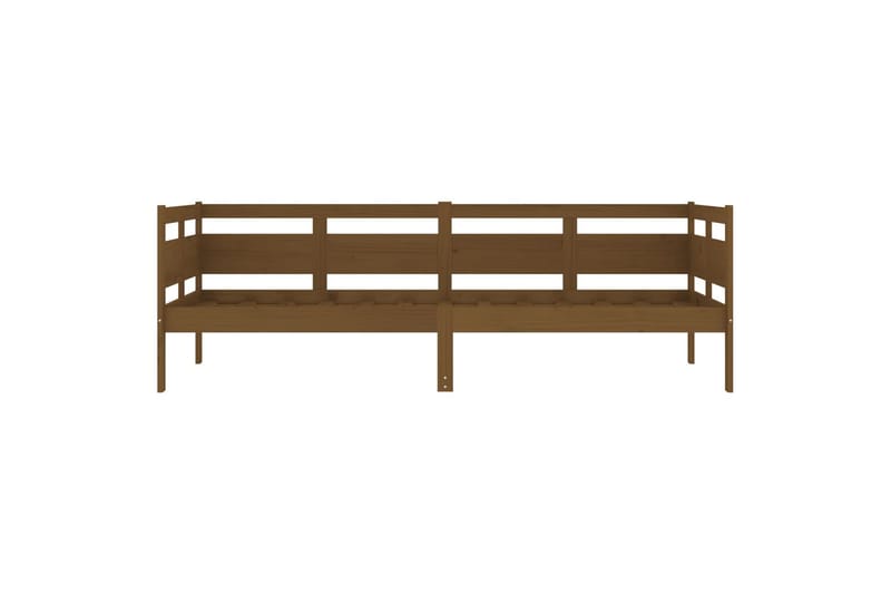 beBasic Dagseng honningbrun heltre furu 80x200 cm - Brun - Møbler - Senger - Sengeramme & sengestamme